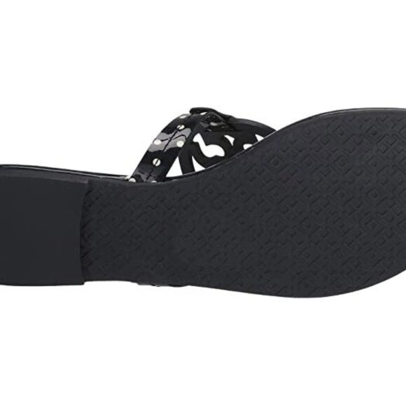 NIB Tory Burch Miller Flip Flop Sandals Shoes NAVY CLASSIC DOT 8, 9.5, 10 - Picture 3 of 10